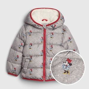 Gap Disney Minnie Mouse cold control puffer jacket 3T
